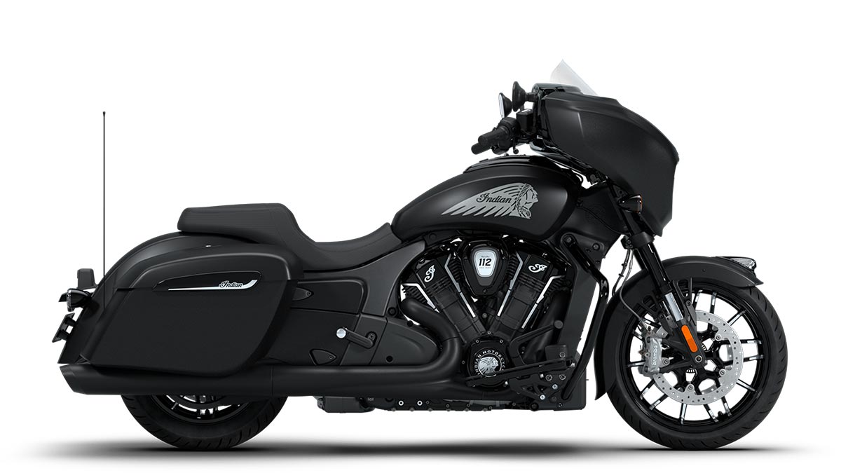 Chieftain Powerplus Dark Horse with 112 Package - Black Smoke - product preview