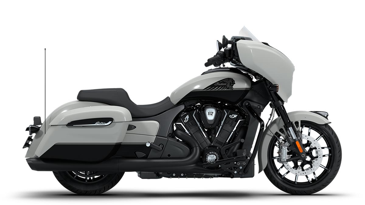 Chieftain Powerplus Dark Horse with 112 Package - Chalk with Black Metallic - product preview