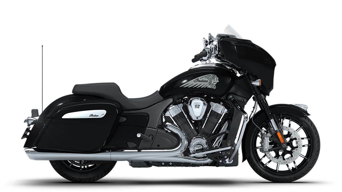 Chieftain Powerplus Limited with 112 Package - Black Metallic - product preview