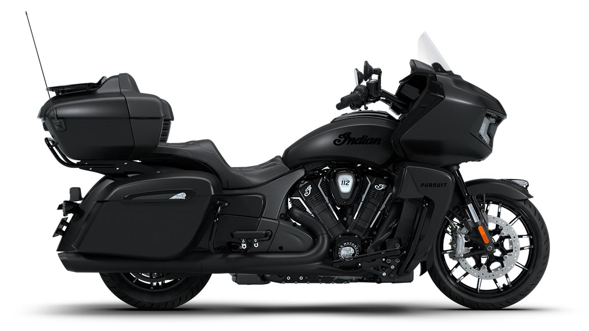 Indian Pursuit Dark Horse with 112 Package - Black Smoke - product preview