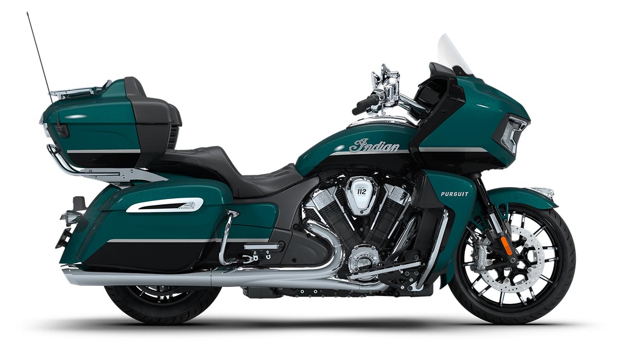 Indian Pursuit Limited with 112 Package - Cascade Green with Black Metallic - product preview