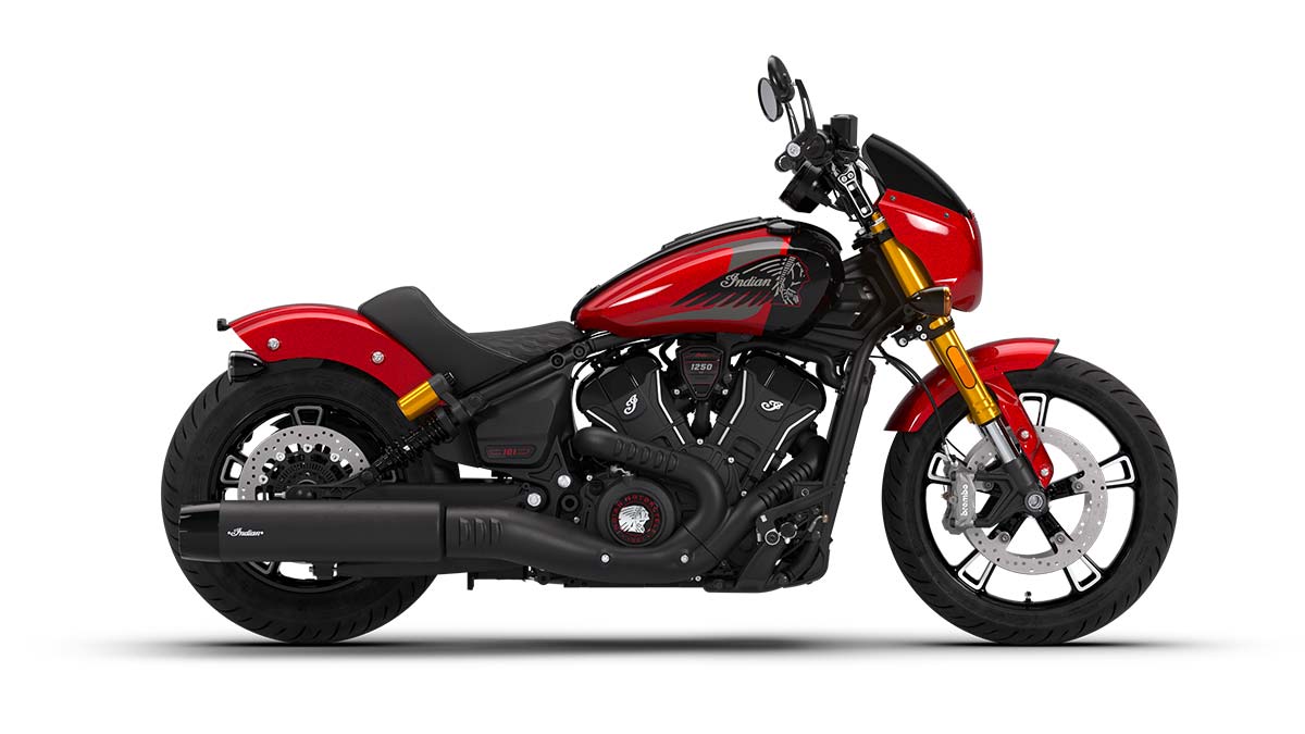 101 Scout - Sunset Red Metallic with Graphics - product preview